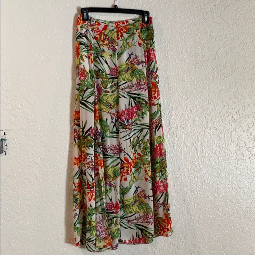 Tropical palazzo pants
